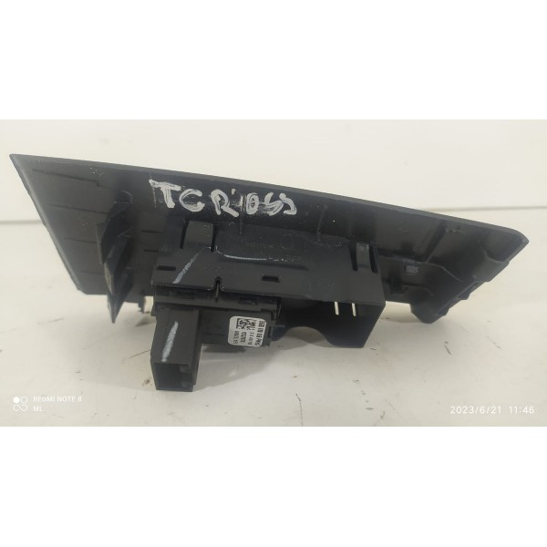 Botao Vidro Tcross Traseiro Esquerdo 2018/2024 Orig