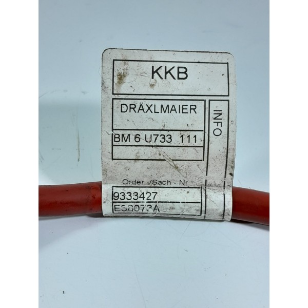 Cabo Polo Positivo Bateria Bmw X5 X6 2017 9333427