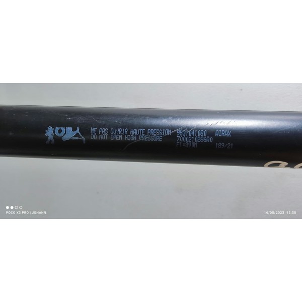Amortecedor Tampa Traseira Peugeot 208 2020/2024 9831041080