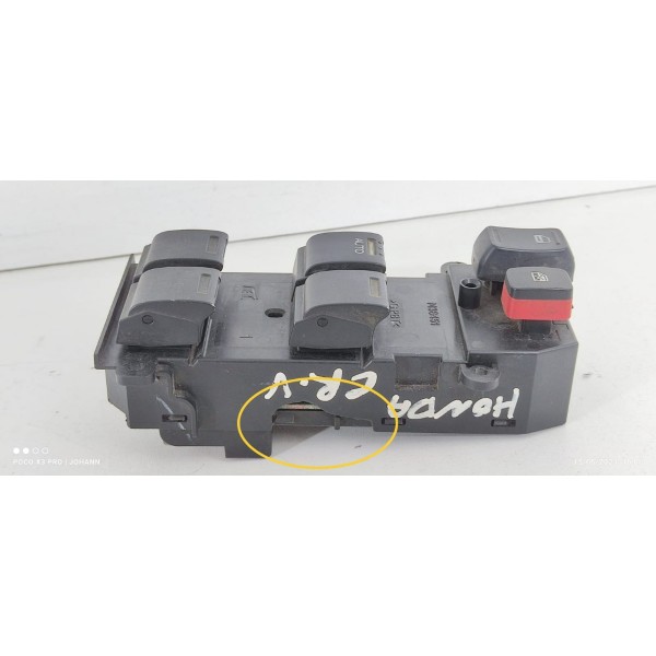 Botão Vidro Honda Crv Dianteiro Esquerdo 2008/2011 M38467