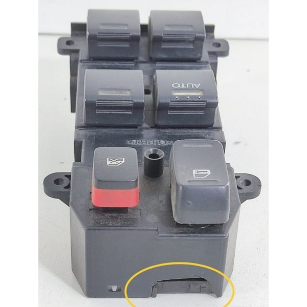 Botão Vidro Honda Crv Dianteiro Esquerdo 2008/2011 M38467