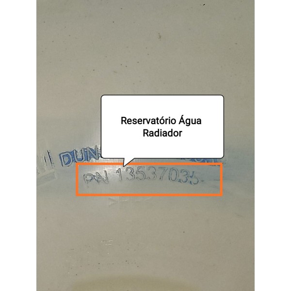 Reservatorio Agua Radiador Onix 2020/2024 13537035