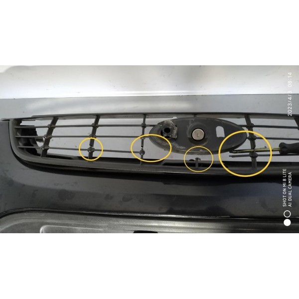 Parachoque Focus Dianteiro 2009/2013 Completo Detalhes Preto