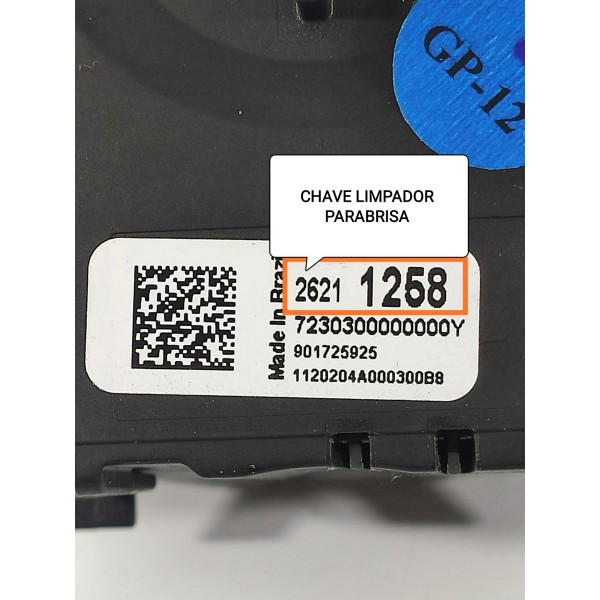 Chave Limpador Parabrisa Onix 2020/2024 26211258