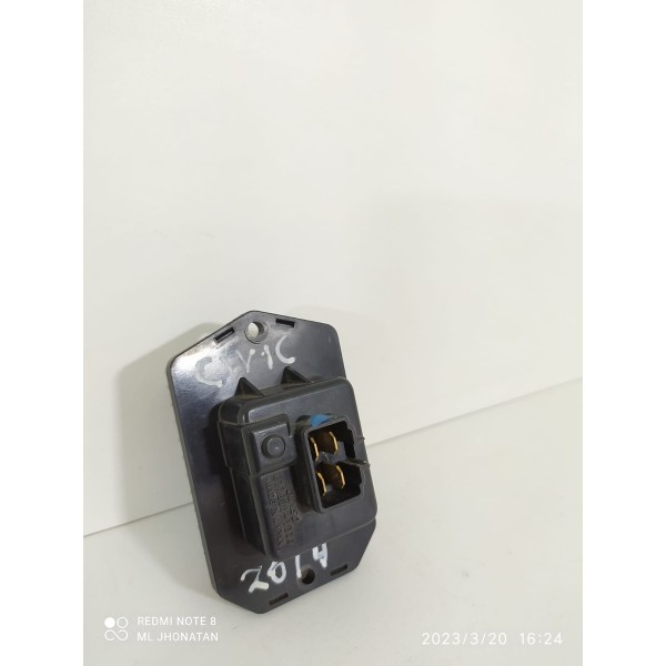 Resistencia Ventilação Civic 2012 2013 2014 2016 0778001030