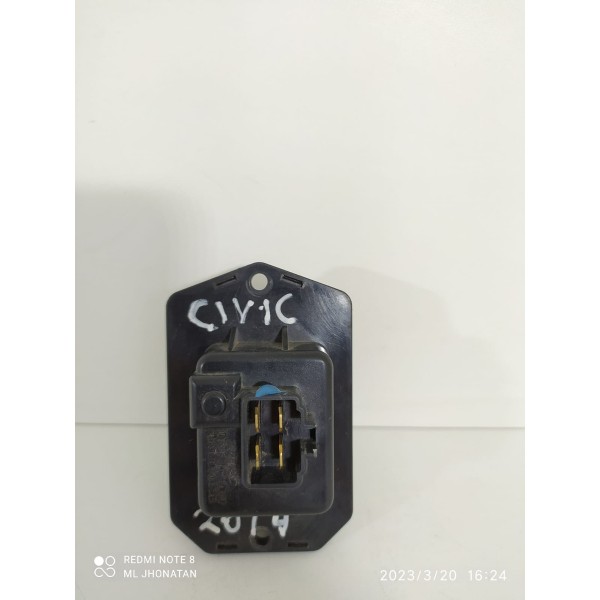 Resistencia Ventilação Civic 2012 2013 2014 2016 0778001030
