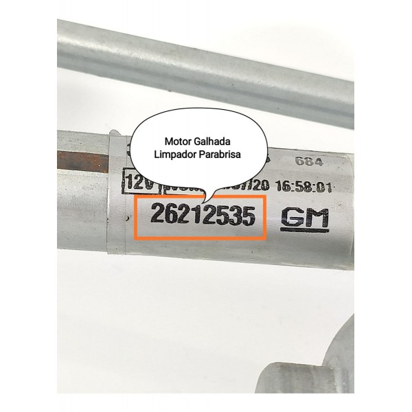 Motor Limpador Parabrisa Onix 2020/2024 26212535