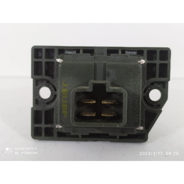 Resistencia Ventilação Cerato 2012 2013 2014 2015