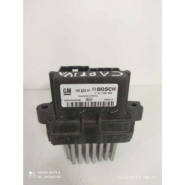 Resistencia Ventilação Cruze 2008/2016 F011500056