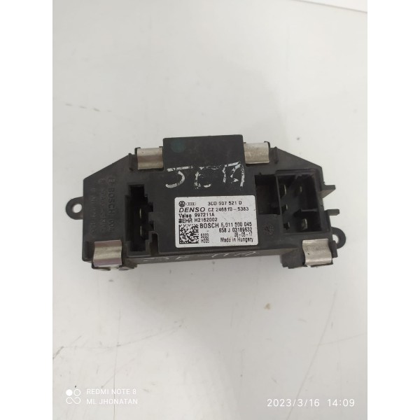 Resistencia Ventilação Jetta Golf Audi 3co907521d