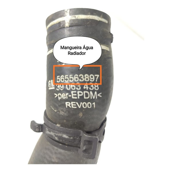 Mangueira Radiador Cruze 1.4 2017/2023 565563897