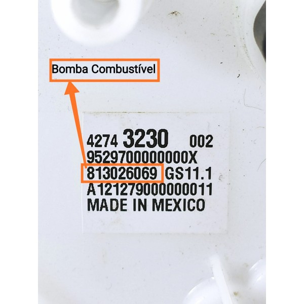 Bomba Combustivel Cruze 1.4 2017/2023 813026069