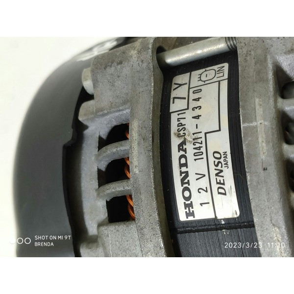 Alternador Honda Hrv Civic 1.5 T 2017 A 2021 1042114340