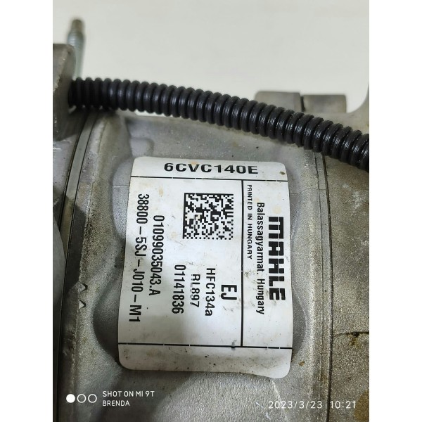 Compressor Ar Condicionado Honda Hrv 1.5 2018/2021 01141836
