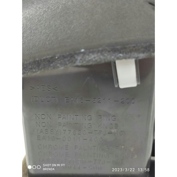 Difusor Ar Honda Hrv Esquerdo 2018/2021 165211200