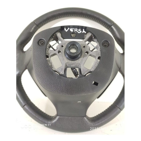 Volante Comando Versa  2017 2018 2019 2020 Det /26926 - Preto