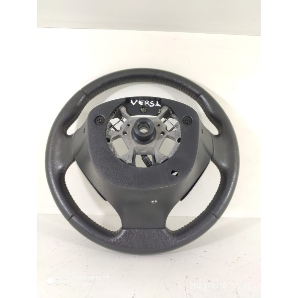 Volante Comando Versa  2017 2018 2019 2020 Det /26926 - Preto