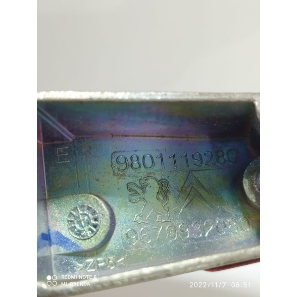 Maçaneta Externa Peugeot 208 Dianteira Esq 14/19 9670932080 Vermelho Dianteira