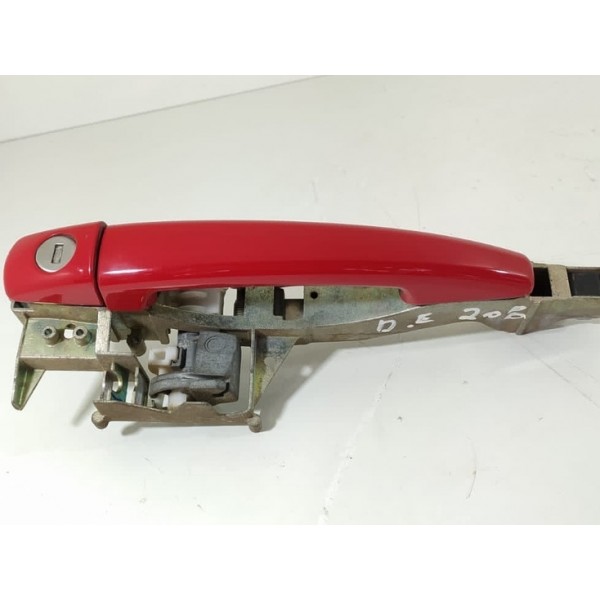 Maçaneta Externa Peugeot 208 Dianteira Esq 14/19 9670932080 Vermelho Dianteira