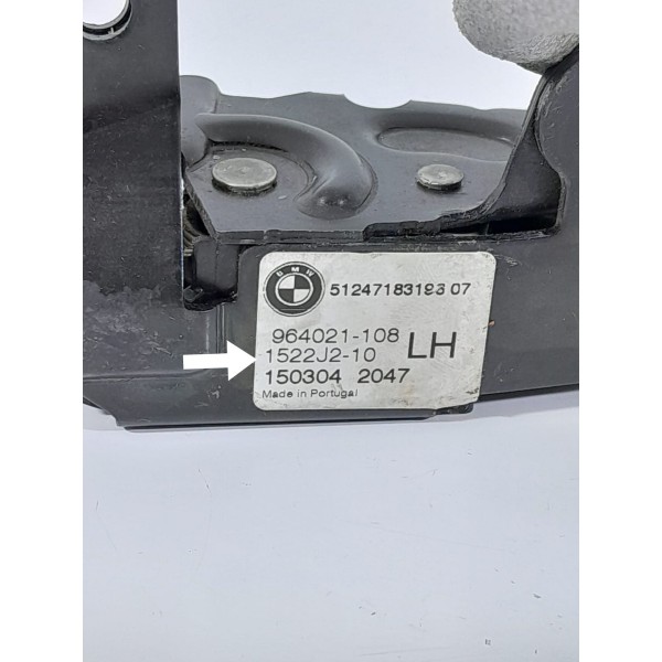 Fechadura Tampa Traseir Bmw X5 X6 Esquerda 14/19 51247183196