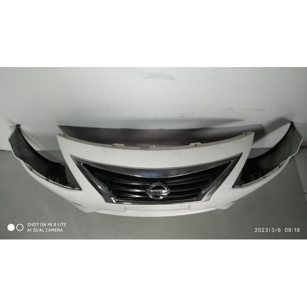 Parachoque Versa Dianteiro Completov 2014/2020 Branco