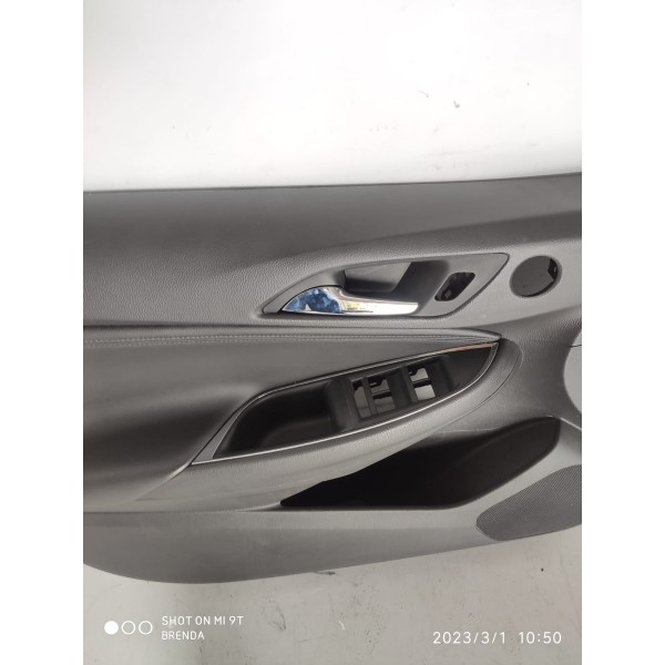 Forro Porta Dianteiro Esquerdo Cruze 2017 2018 2022 Preto