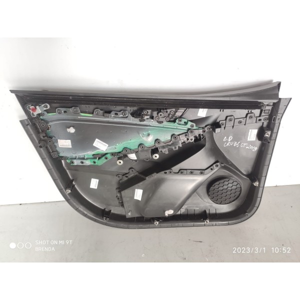 Forro Porta Cruze Dianteiro Esquerdo 2017 2018 2022 Preto