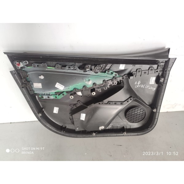 Forro Porta Cruze Dianteiro Esquerdo 2017 2018 2022 Preto