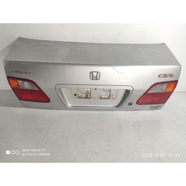 Tampa Traseira Honda Civic 1996/2000 Prata