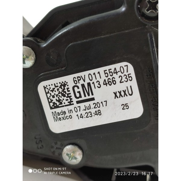 Pedal Acelerador Cruze 1.4 2017/2022 13466235