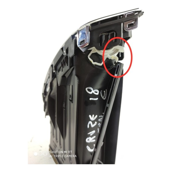 Difusor Ar Cruze Esquerdo 2017 2018/2022 13377238 Det