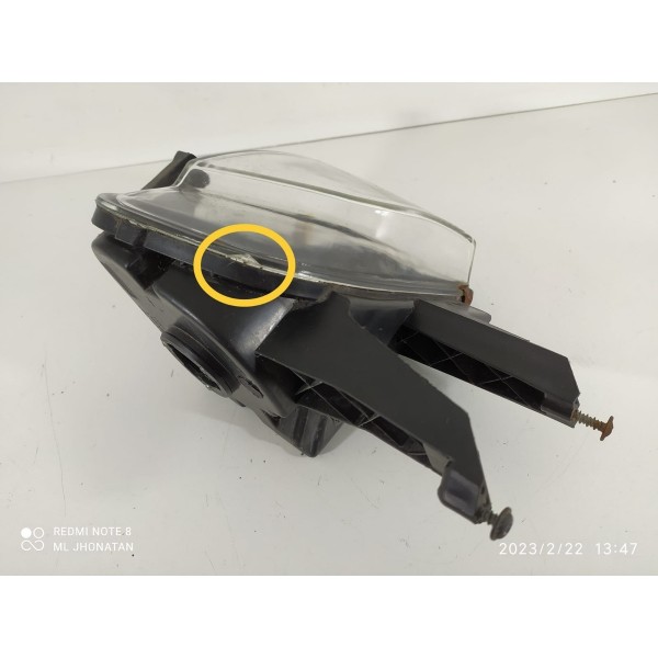 Farol Milha Prisma Direito Orig 2007 2008 2009 2011 Det Cristal