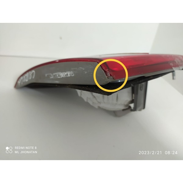 Lanterna Corolla Esquerda Tampa 2008/2011 Original Detalhe