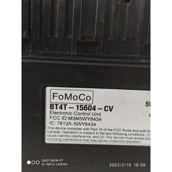 Modulo Conforto Edge 2011 2012 2013 2014 Bt4t15604cv