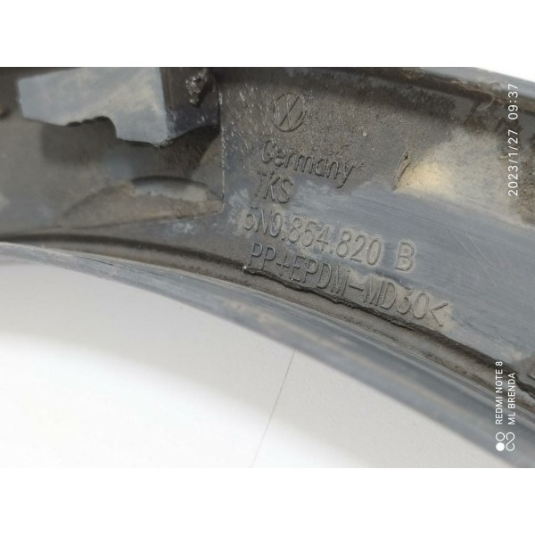 Moldura Lateral Tiguan Traseira Dir 2010/2016 5n0854820b Det Preto