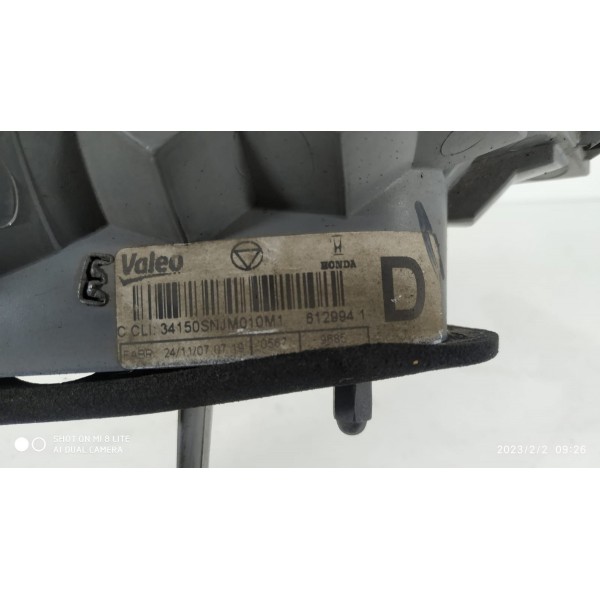 Lanterna Tampa New Civic Direita 2010 2011 2012 Det /25047 Vermelho