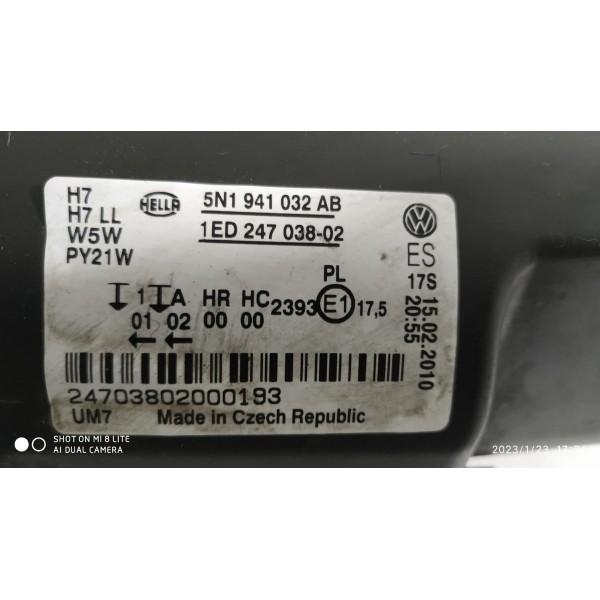 Farol Tiguan 2010 2011 2012 2013 Direito Detalhe