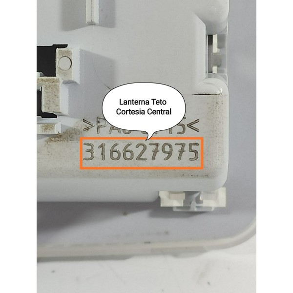 Luz Teto Cortesia Cruze 1.4 T 2017/2023 316627975