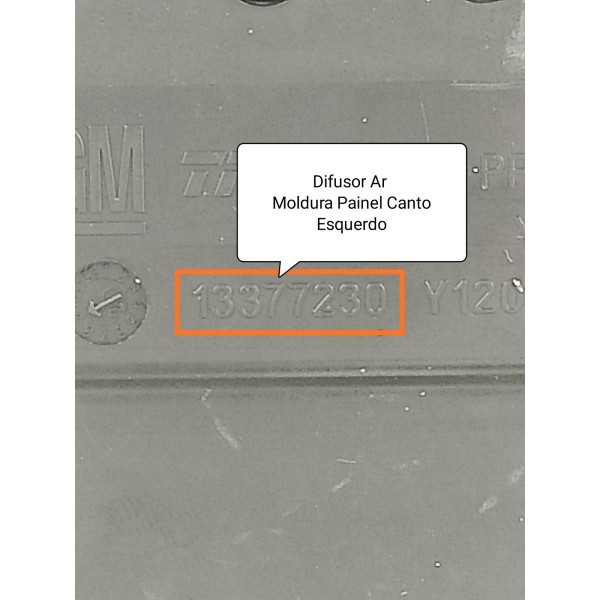 Difusor Ar Cruze 1.4 Esquerdo 2017/2023 13377230