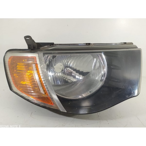 Farol Mitsubishi Triton Direito 2008/2012 Detalhe Esquerdo/motorista