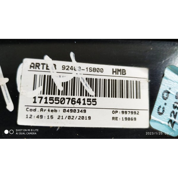 Lanterna  Hyundai Hb20 Hatch Esquerda Tampa 2013/2017 Orig