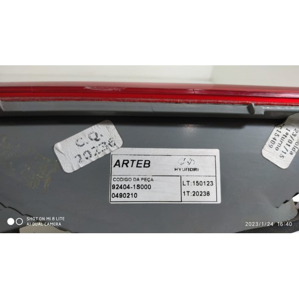 Lanterna Hyundai Hb20 Hatch Direita Tampa 2013/2017 Orig