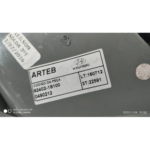 Lanterna Hyundai Hb20 Sedan Direita Ate 2017 Orig