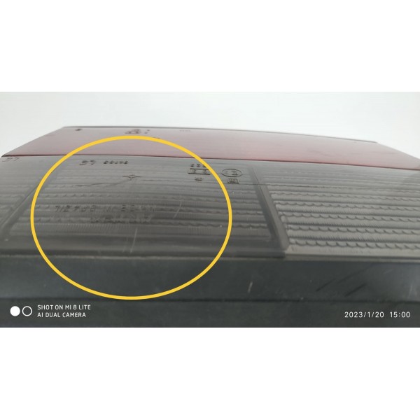 Lanterna Santana Esquerda 1994 Original Detalhe