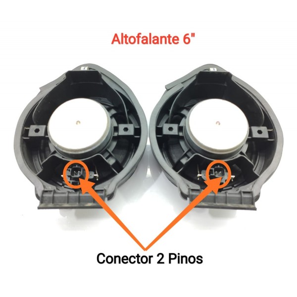 Kit 6 Auto Falantes Cruze 2017/2022 39137996 Preto