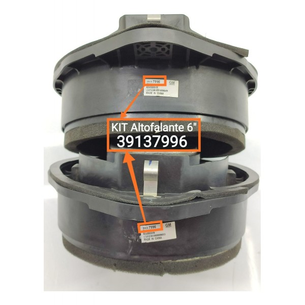 Kit 6 Auto Falantes Cruze 2017/2022 39137996 Preto