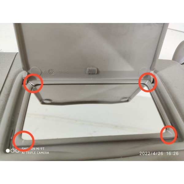 Quebra Sol Direito Ford Focus 2013 Detalhe