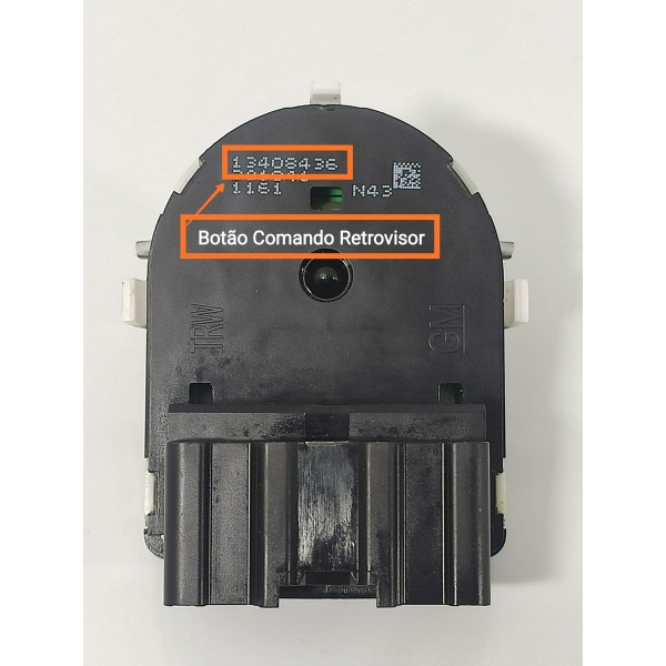 Comando Retrovisor Cruze 2017/2023 13408436