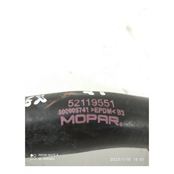 Mangueira Agua Radiador Renegade 2016/2021 52119551