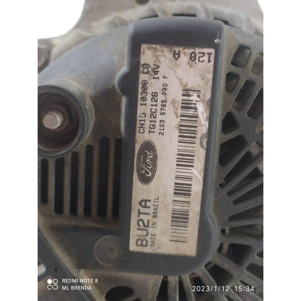 Alternador New Fiesta Ecosport 2013/2017 Cn1510300cb